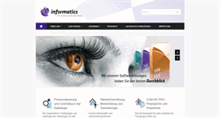 Desktop Screenshot of informatics-systemhaus.de